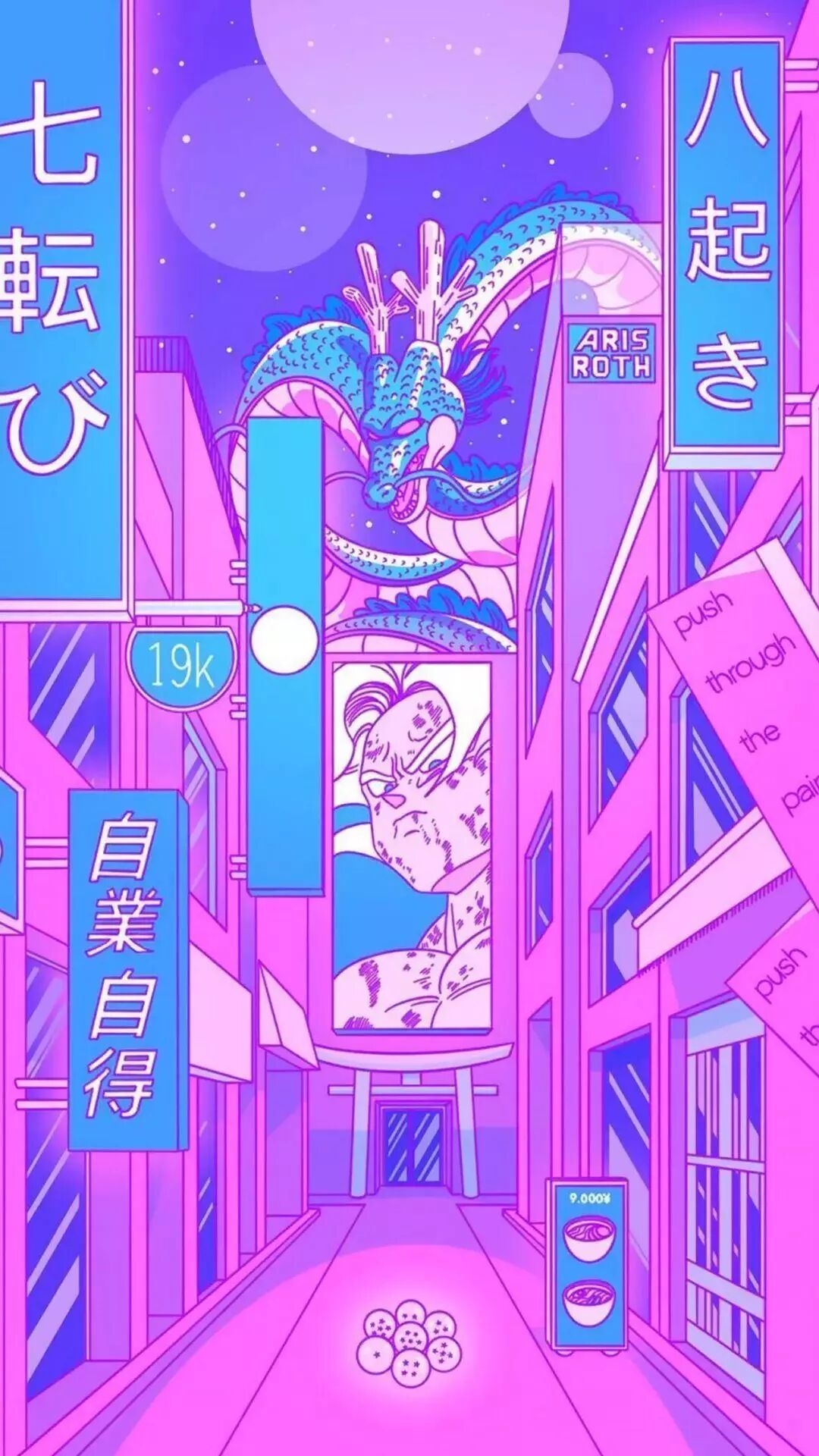 壁纸丨蒸汽波中的二次元 有你喜欢的吗 纸壁 微信公众号文章阅读 Wemp