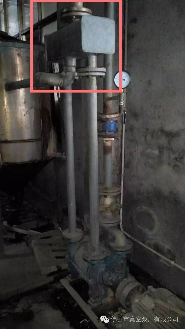水环式真空泵错误安装与使用