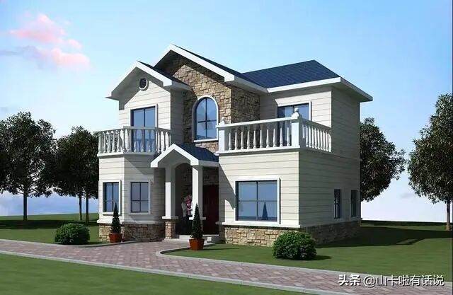 5款浪漫优雅别墅，占地不足150平，建栋独享静谧生活