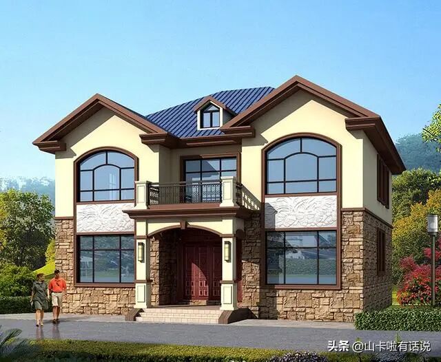 江山看不尽，最美故乡景，7款小面积二层别墅最适合农村，款款美