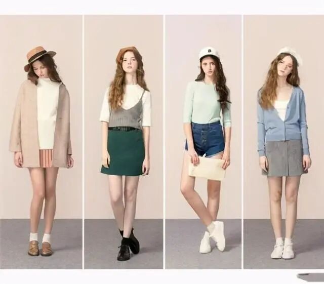 懂穿搭的小个子女孩不简单，简约时尚中透着青春靓丽，显高又显瘦