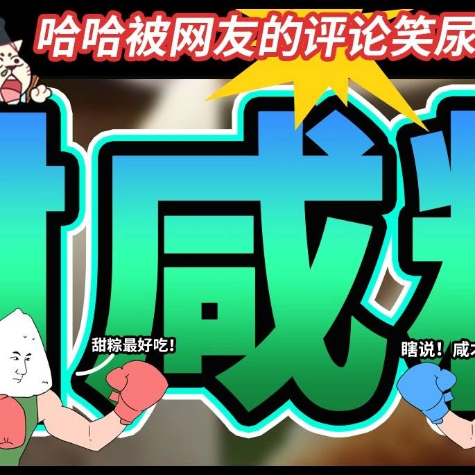“年度最大型甜咸粽争霸大赛！！”哈哈被网友的评论笑尿！