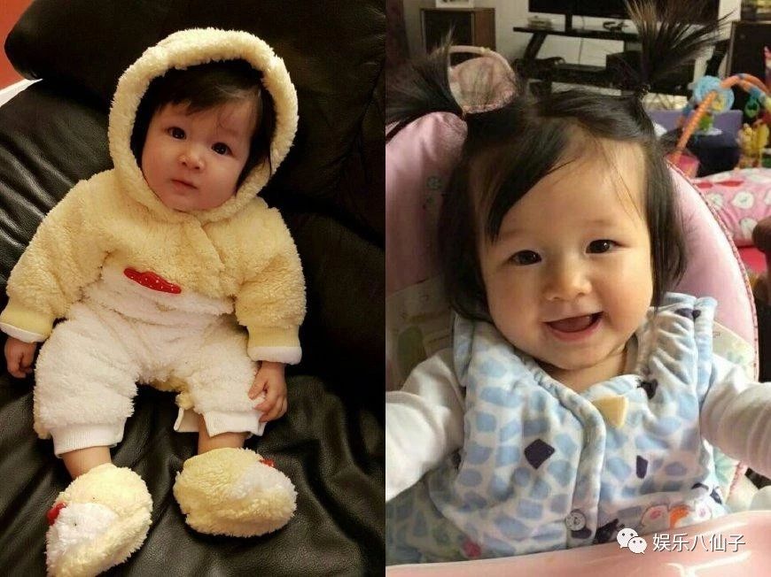 钟嘉欣宣布怀二胎,大女儿是个美人胚子!