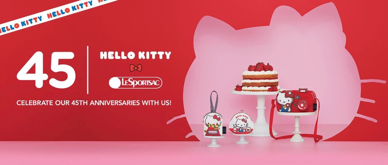 Happy 45th Birthday to Hello Kitty & LeSportsac !
