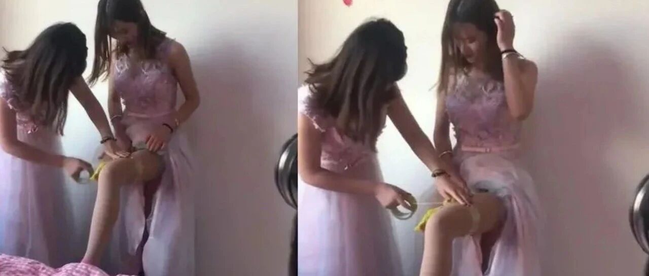 提醒伴娘，藏鞋在大腿可能没用