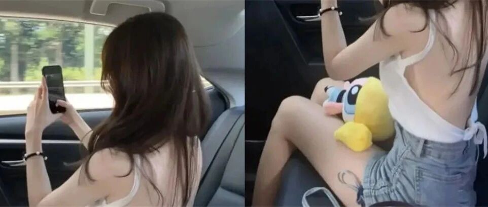 真怕我一不小心从后面给她解开