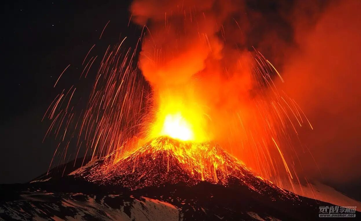 火山地震 volcanic ash 火山灰 volcanic cone 火山锥 volcanism