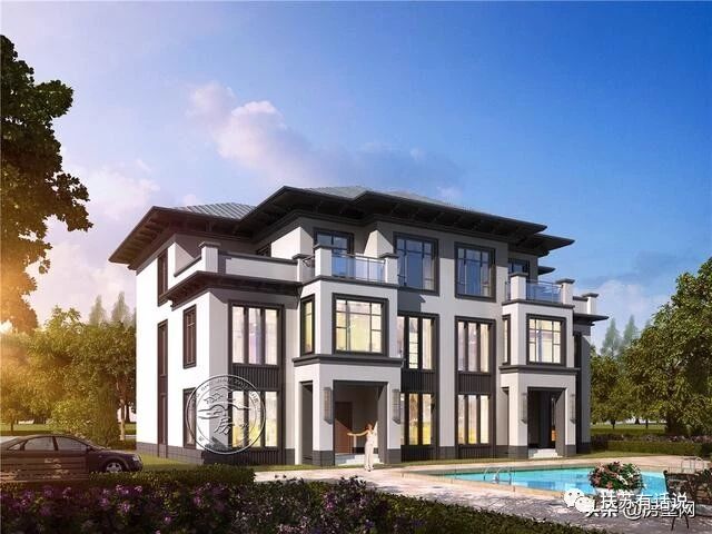 三套中式设计，每一套盖在农村老家都能引人围观，太帅气了 ​