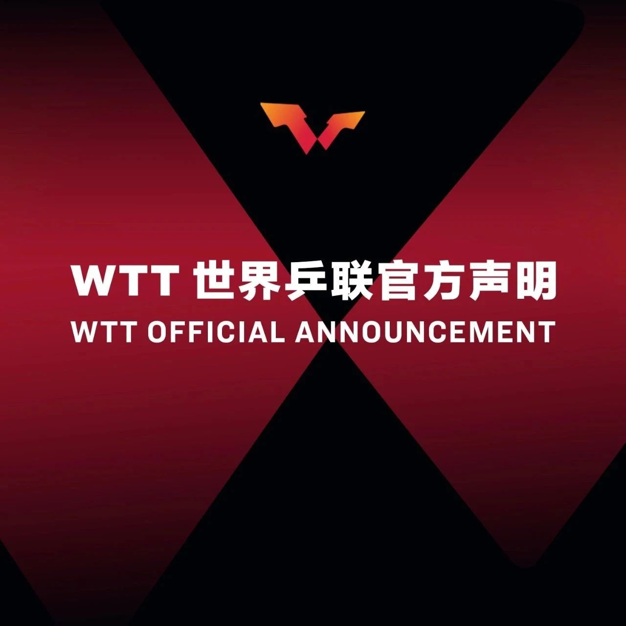 WTT世界乒联宣布下一阶段赛事计划