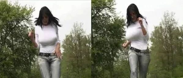 两张图就知道这姑娘跑不快