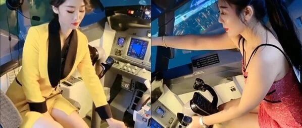 现在的飞行员都这么漂亮性感了吗