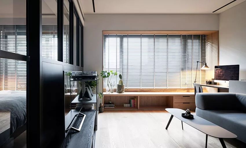 45㎡小户型，巧妙布局，经过巧妙的空间布局和规划之后呈现豪宅气场，让蜗居也能变得如此惊艳