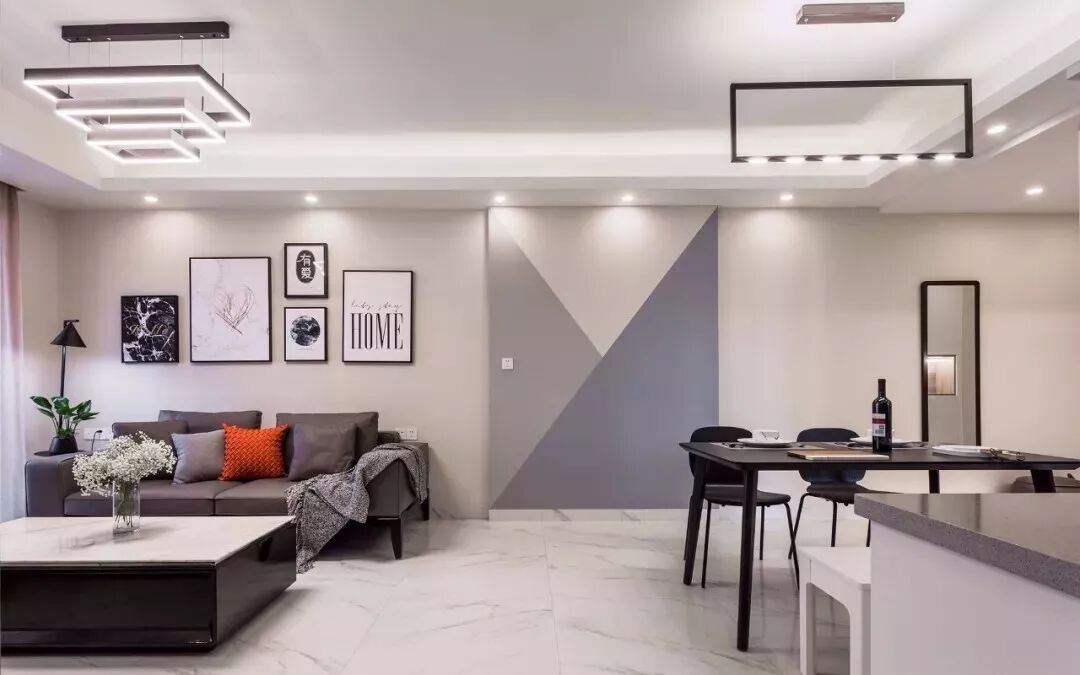 102平的现代简约三居室