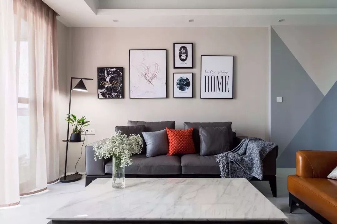 102平的现代简约三居室