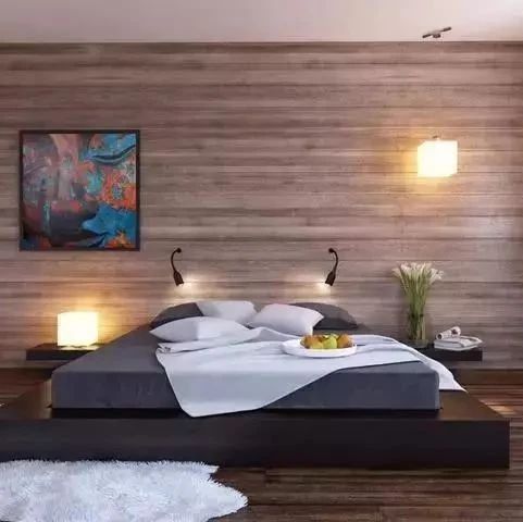 榻榻米已经落伍了，现在流行这种一体化的地台卧室设计！