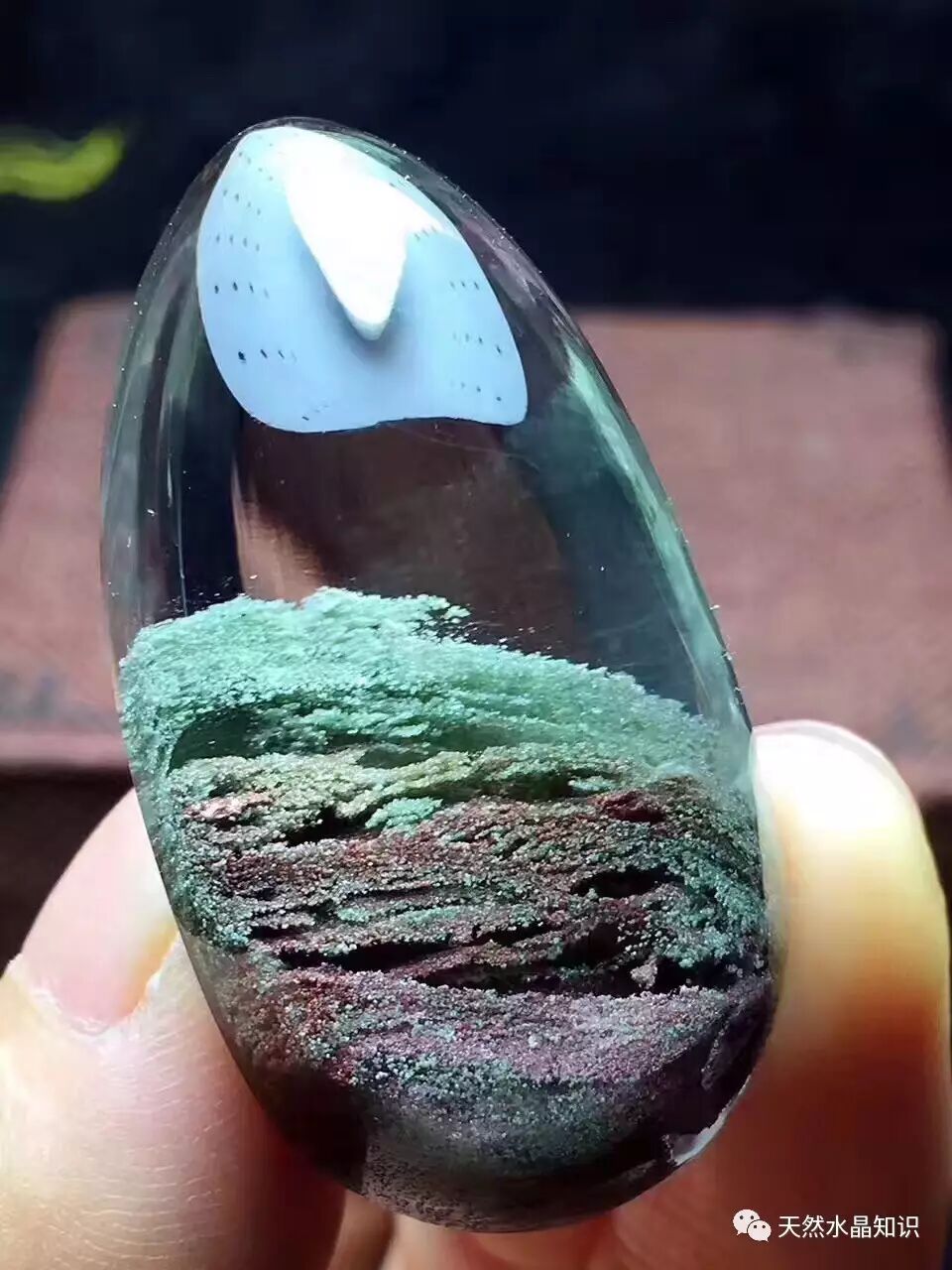 各类天然水晶以及染色、造假水晶大揭底——绿幽灵、草莓晶篇