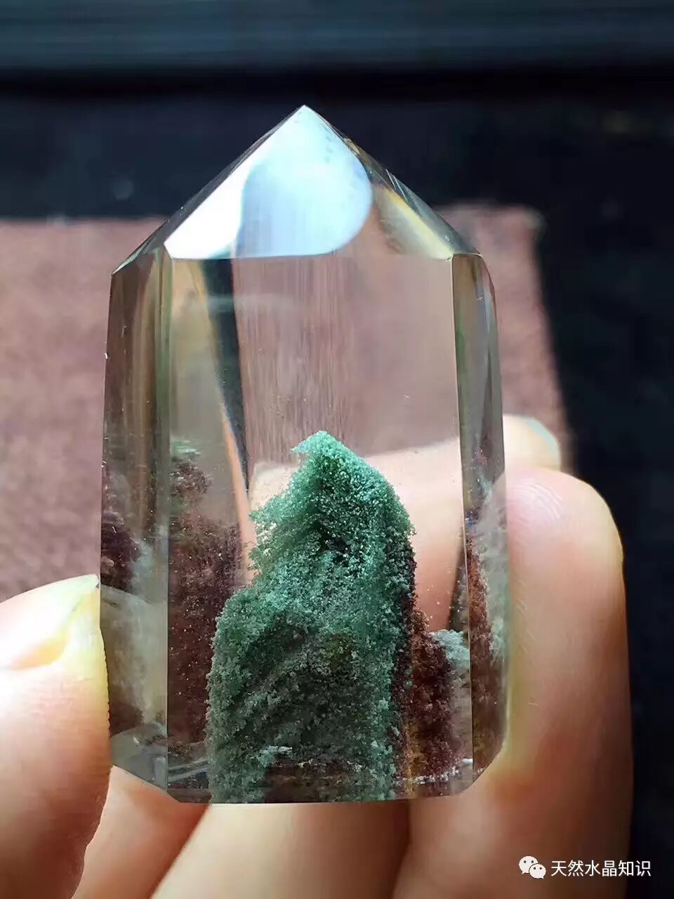 各类天然水晶以及染色、造假水晶大揭底——绿幽灵、草莓晶篇