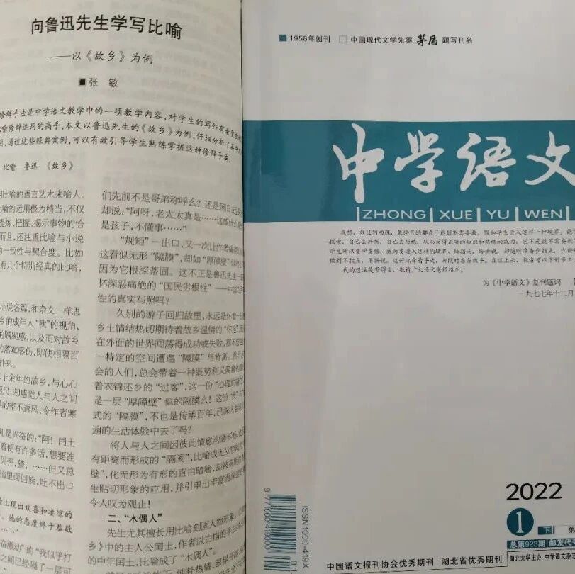 【青春语文 张敏专栏】向鲁迅先生学写比喻——以《故乡》为例