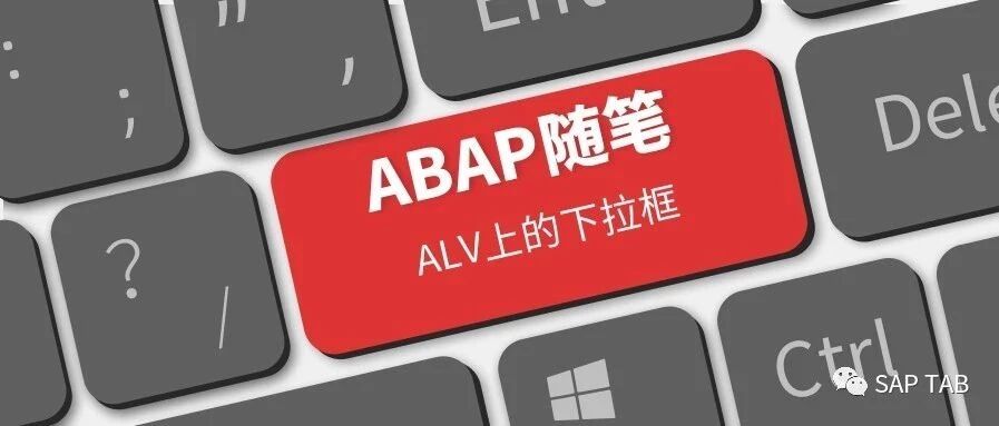 ABAP 随笔 ALV 上的下拉框 - 封面图