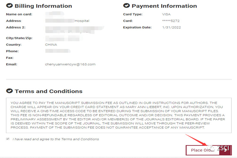 sci期刊以及中文期刊审稿费与版面费缴纳流程