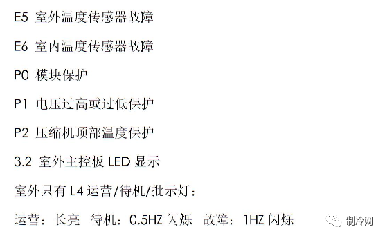 美的空调故障代码大全 维修保养 制冷网