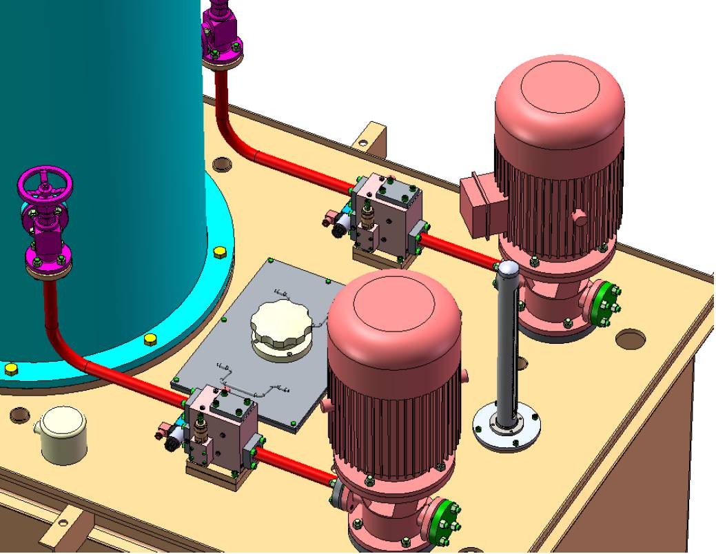 油压装置组合阀改造方案及改造过程说明