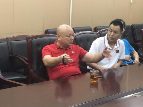 2021年市全民健身服务中心退役军人“八一”座谈会