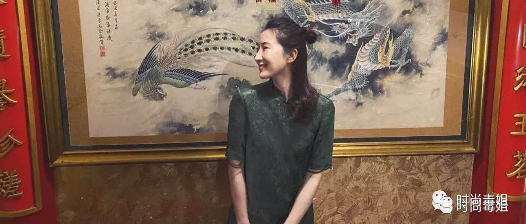 陈赫前妻晒新年美照！173cm穿旗袍比例惊艳，少女气质不输张子萱