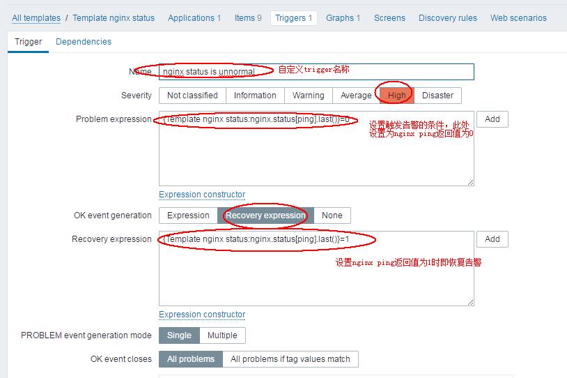 运用zabbix监控nginx和php-fpm功能