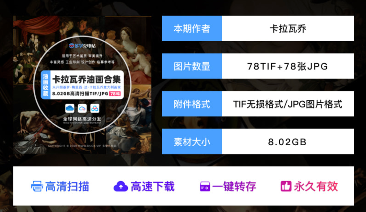 作品集下载｜上帝的”光”，他本身就是一件艺术品-卡拉瓦乔