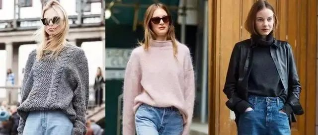 追求甜美！深冬超火“毛衣+奶奶裤”穿搭：演绎帅气的大女人风