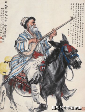 中国書道 中国書画 黄胄動物作品 ロバ紙本画 長さ約69cm 幅約38cm 中国書道 中国書画 黄胄動物作品 ロバ紙本画 長さ約69cm 幅約
