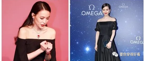 44岁舒淇和33岁刘诗诗同穿长裙，舒淇满场发抖，刘诗诗仙气十足