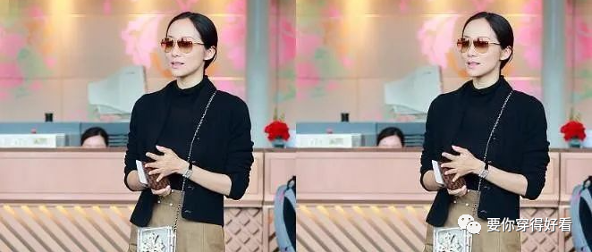 韩雪厉害了！一身高级穿搭发型却老10岁，网友：单看包包就够时髦