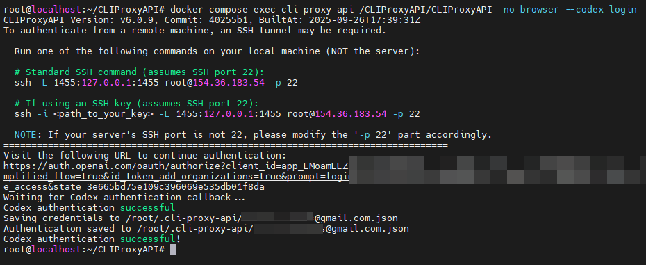 CLIProxyAPI添加codex/Gemini/Claude/反重力部署