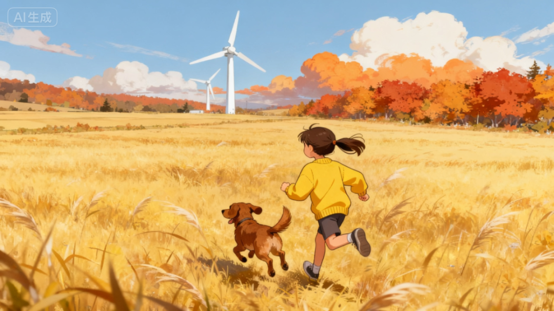 jimeng-2025-10-17-9629-編輯圖1，將圖片比例改為16_9，保持原漫畫手繪風(fēng)格、秋日場景和人物動態(tài)不變，拓....png