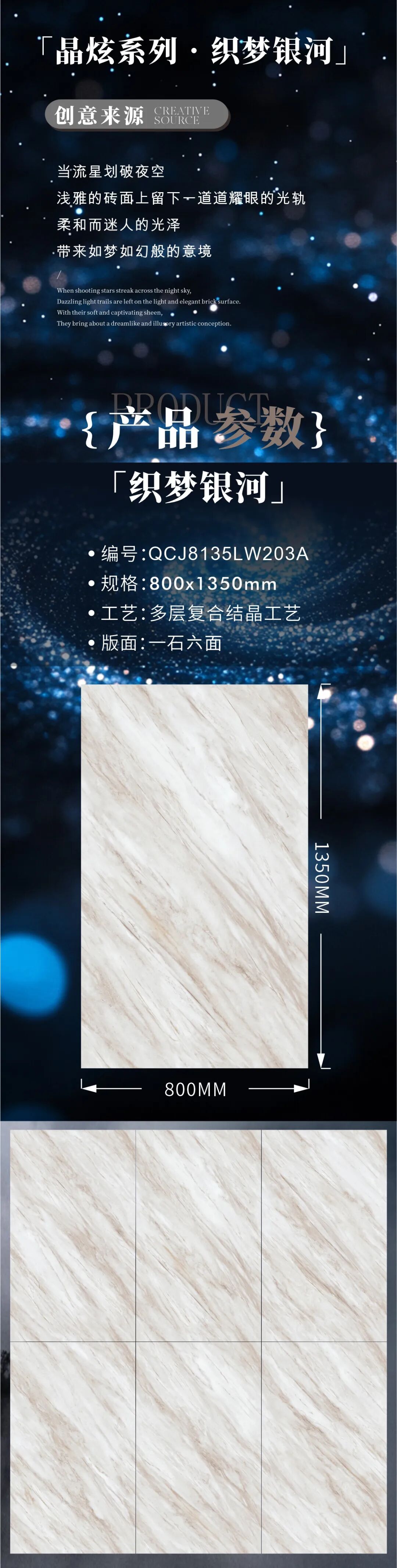 晶炫系列 | 织梦银河，柔和光泽，带来梦幻般的意境(图2)