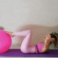 球瑜伽腹部练习：让你腹部，腰围变小