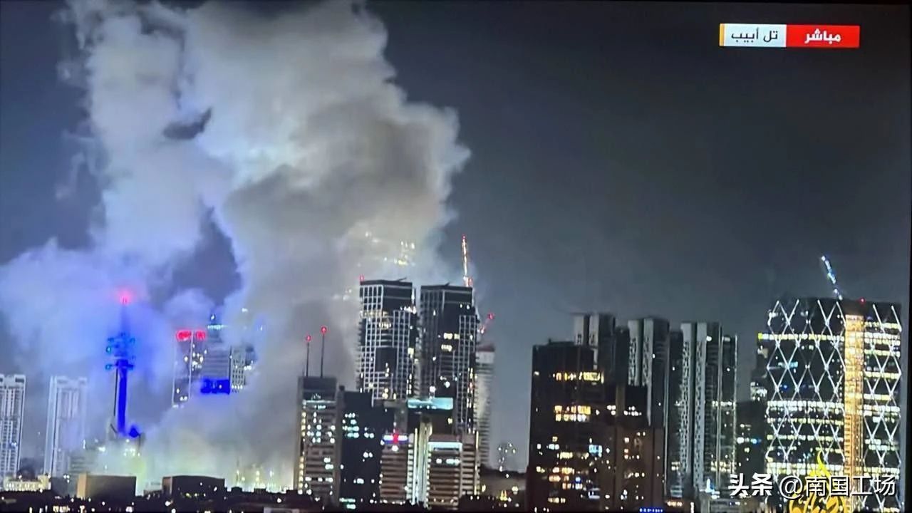 伊朗夜袭以色列 导弹密集夜空变白昼,150枚导弹夜袭以色列！中东“火药桶”彻底被引爆..
