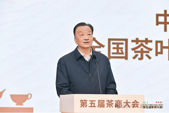 △中国茶叶流通协会会长、全国茶叶标准化技术委员会主任委员王庆（“说茶”摄）
