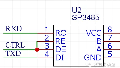 485通信自动收发电路工作原理分析